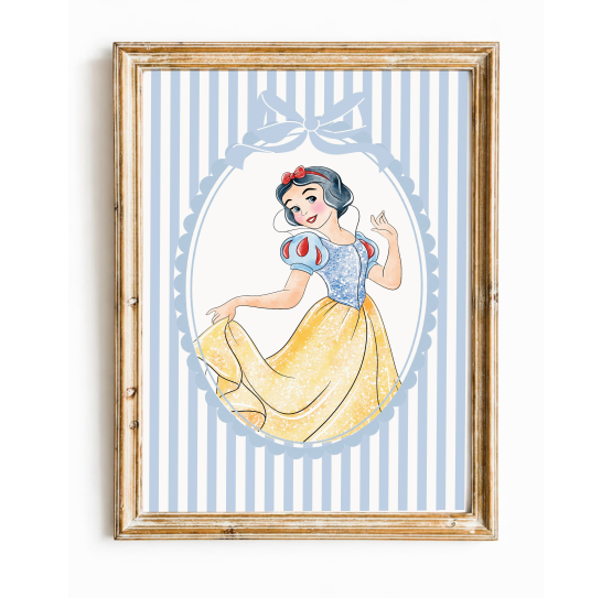 Princess Wall Art Set of 8