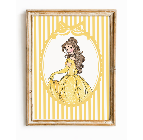 Princess Wall Art Set of 8