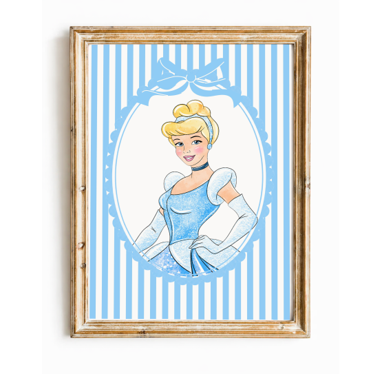 Princess Wall Art Set of 8