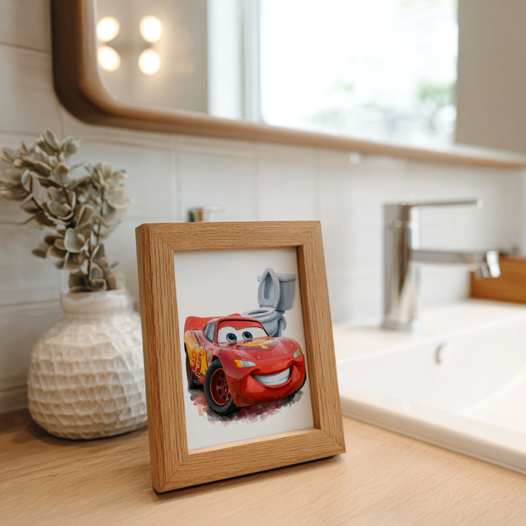 McQueen Bathroom Printable Set of 3