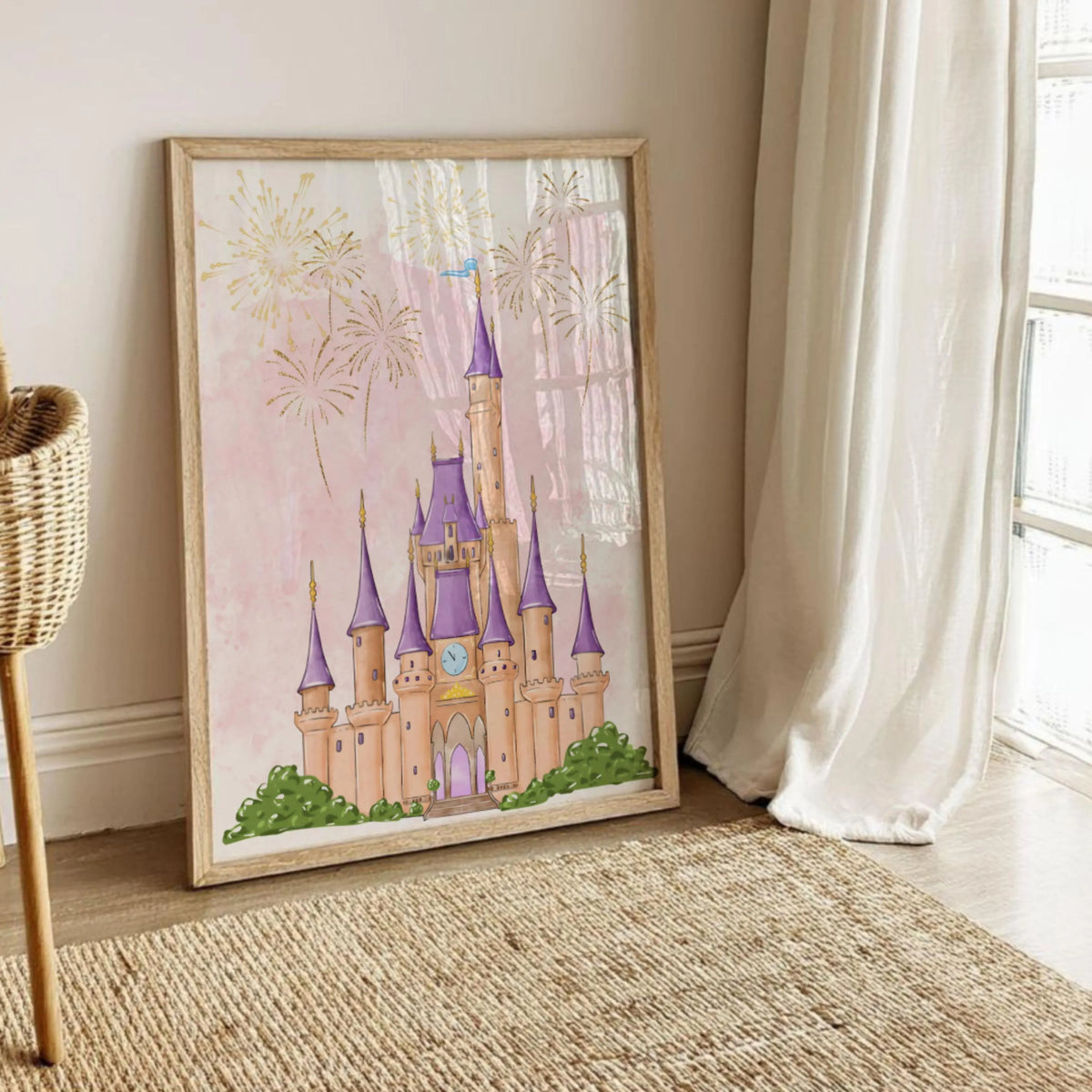 Princess Girls Bedroom Decor: Princess Wall Art (Set of 3)